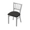 Holland Bar Stool Co 610 Contessa 18" Chair with Anodized Nickel Finish and Canter Iron Seat 61018AN008 - alternate 1